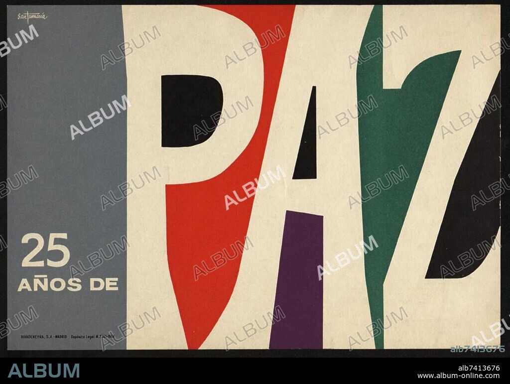 Cartel 1a - XXV Años de Paz