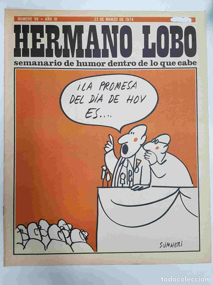 Portada de "Hermano Lobo" 1974